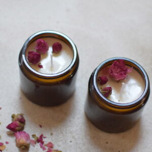 Kit DIY - Fabriquer des bougies végétales aux boutons de rose