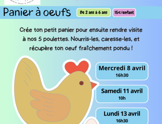 ATELIER PAQUES : CREATION DE TON PANIER A OEUFS