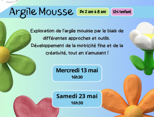 ATELIER CREATIF : ARGILE MOUSSE