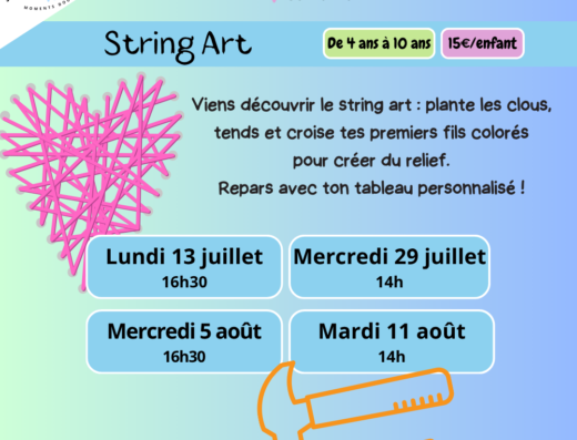 ATELIER PARENT-ENFANT : STRING ART